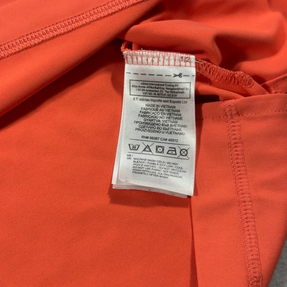 Adidas Puremotion Mens Orange Golf Polo Shirt The Links Lighthouse Sound Large